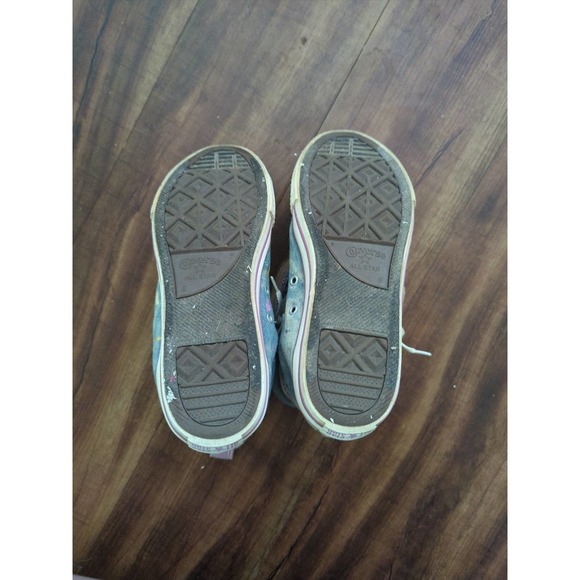 Limited Edition Converse All Star High Top Tutu Splatter Light wash Sneakers - Picture 8 of 8